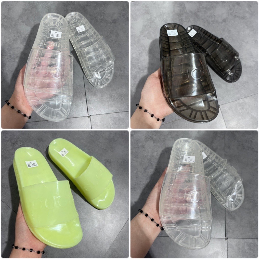 Dép Gu chì trong suốt