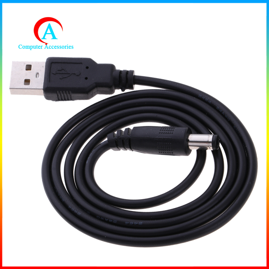 Dây Cáp Chuyển Đổi Đầu Usb 2.0 A Male Sang Dc 5.5x2.1mm 5v | BigBuy360 - bigbuy360.vn