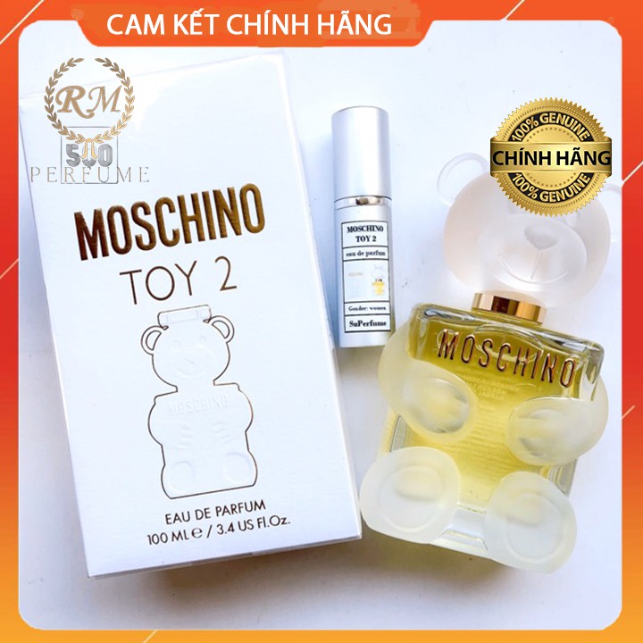 Nước hoa nữ cao cấp Mini 𝑴𝒐𝒔𝒄𝒉𝒊𝒏𝒐 𝑻𝒐𝒚 2 𝑬𝒅𝒑 5ml-10ml-20ml Phiên Bản Gấu Xinh Xắn