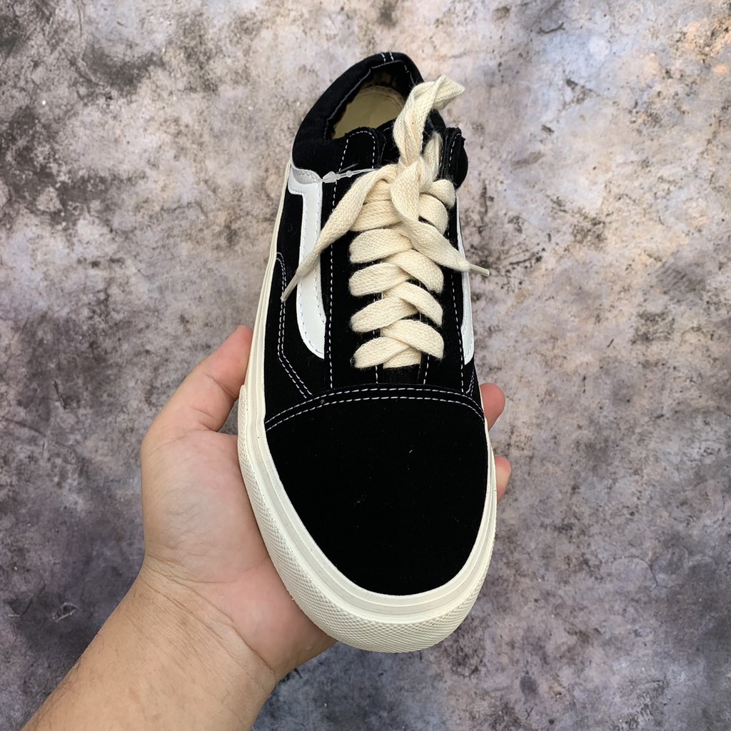 Giày Vans đen vault thể thao sneaker nam nữ Van đen vạch trắng Hot trend