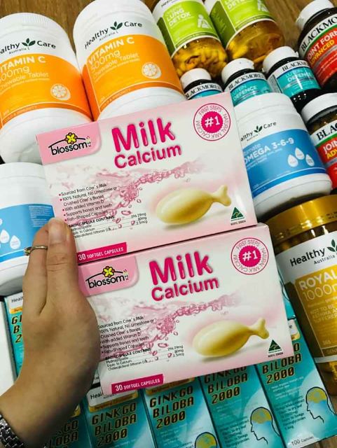 Canxi Sữa - Canxi Milk Blossom Úc 30 viên (date mới)