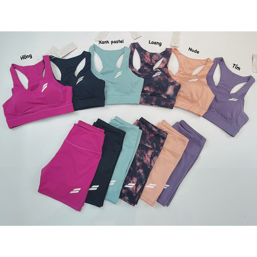 Set Ngắn Thể Thao Nữ Tập Gym Dye Siêu Xinh