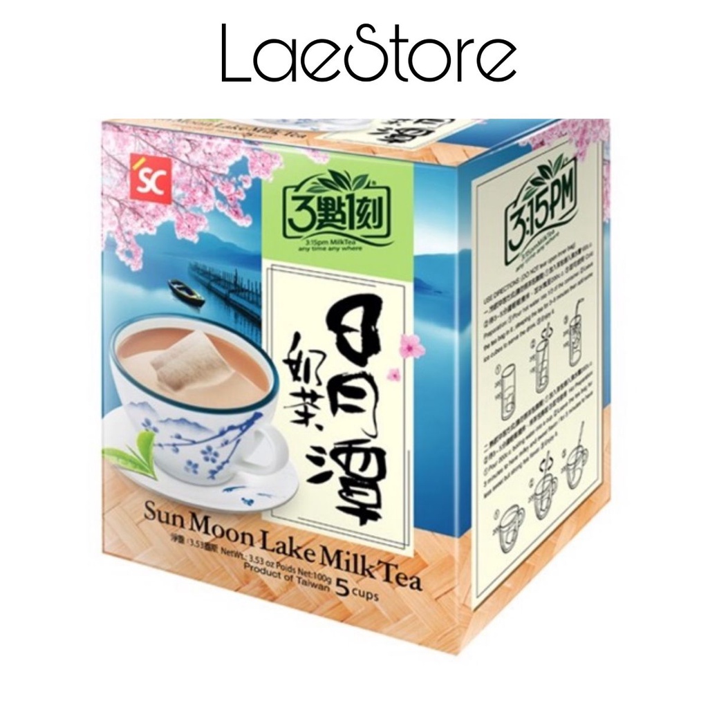 Trà sữa Đài Loan túi lọc 3:15PM vị truyền thống Original hộp 5 gói (20g/gói)