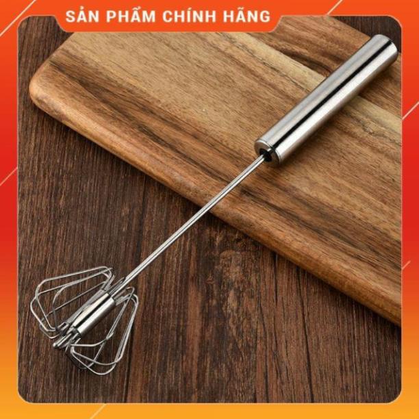 Cây Đánh Trứng Inox Tự Xoay