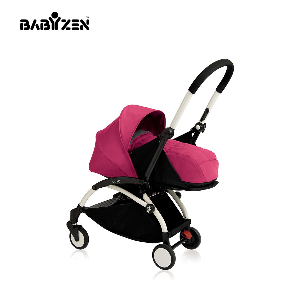 Bộ màn chụp và đệm xe đẩy BABYZEN YOYO 0+ Hồng Sen