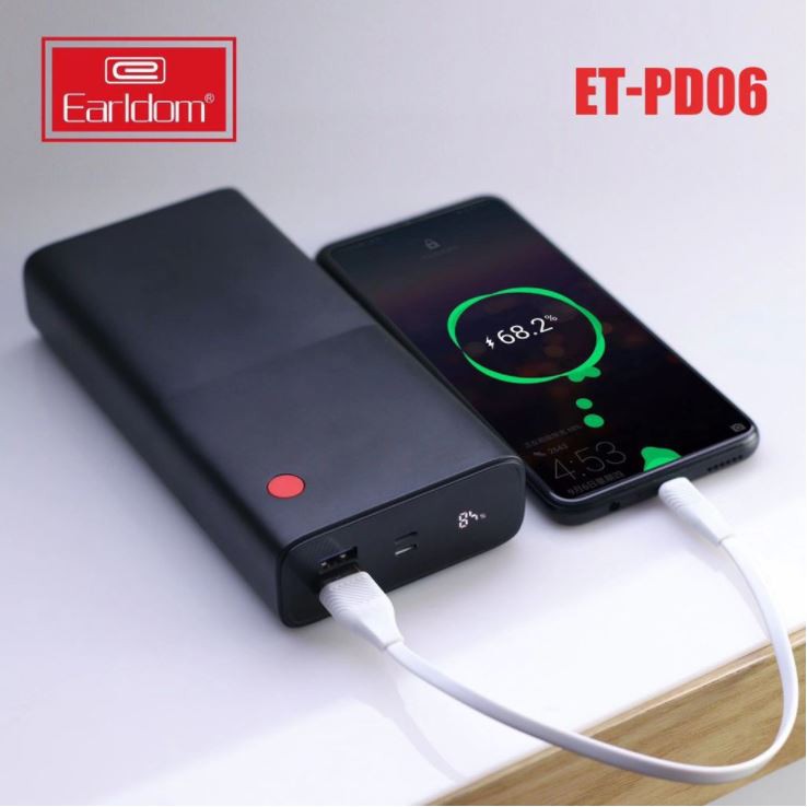 SẠC DỰ PHÒNG SẠC NHANH 30.000MAH EARLDOM PD-06