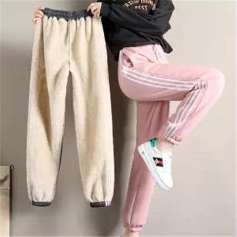 Quần legging nữ Jogger lót lông cừu siêu ấm cho nữ hàng Quảng Châu cao cấp | BigBuy360 - bigbuy360.vn