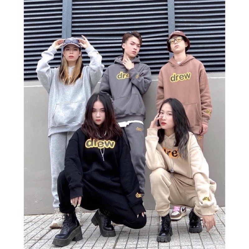 Bộ nỉ cotton drew TT12