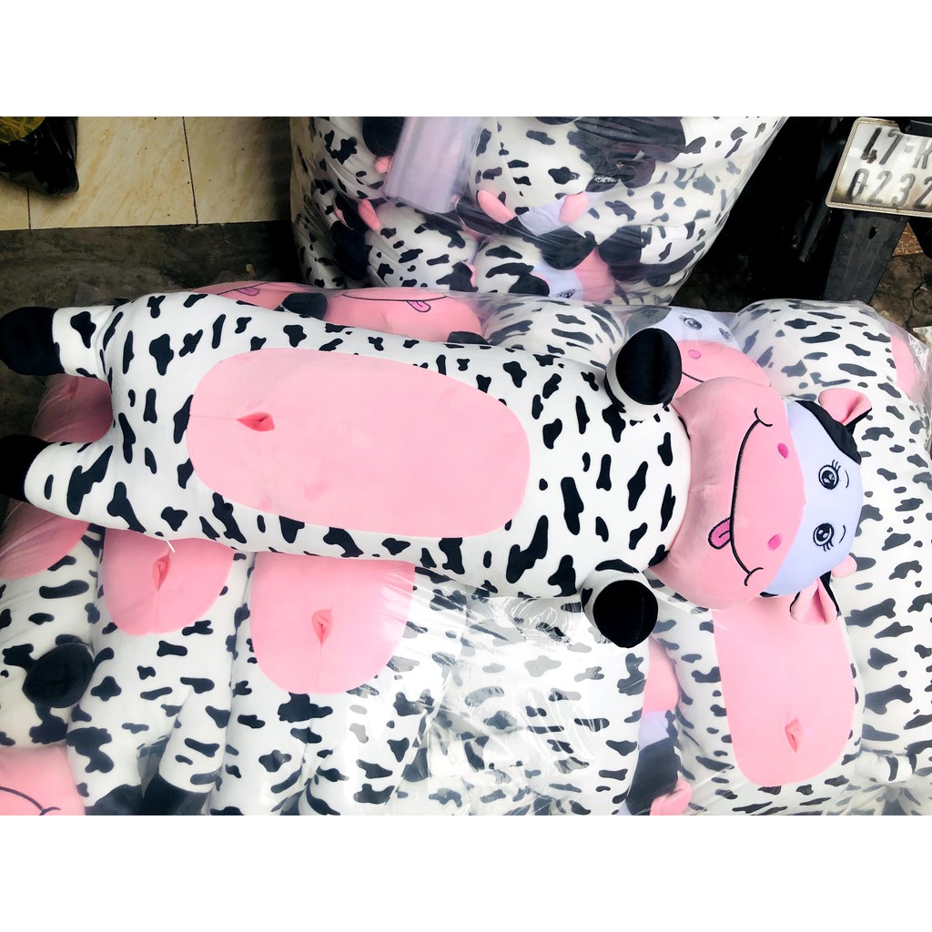 Gối ôm bò sữa nhồi bông nhập khẩu cao cấp kích thước 1m
