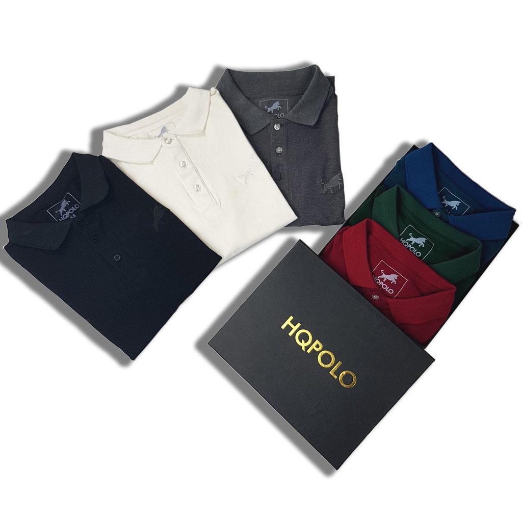 Áo thun POLO nam, cổ bẻ BASIC vải cá sấu Cotton CVC, Trẻ trung - Tinh tế, Phong cách Hiện đại 6 màu - HQPOLO 2021