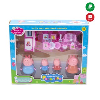 Hộp đồ chơi Gia đình heo peppa nhà bếp dành cho bé7016-1 7016-1