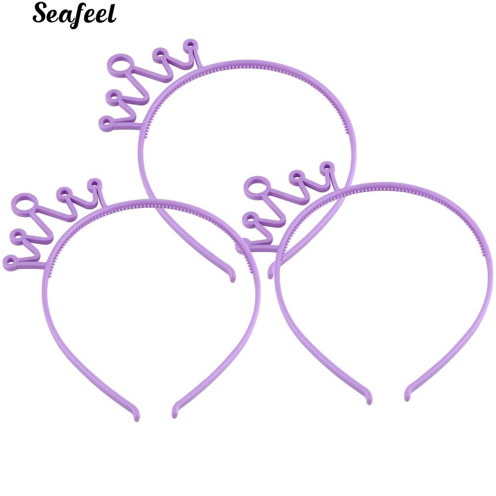 Set 3 cài tóc trang trí hình vương miện xinh xắn cho bé gái