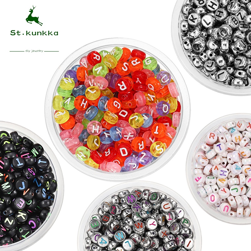 St.kunkka 100 cái 7mm Vòng hoa chữ hồ được dùng để làm vòng tay
