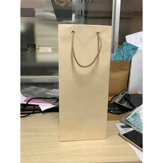 100 Túi giấy đựng rượu kích thước 35 x 15 x 8cm