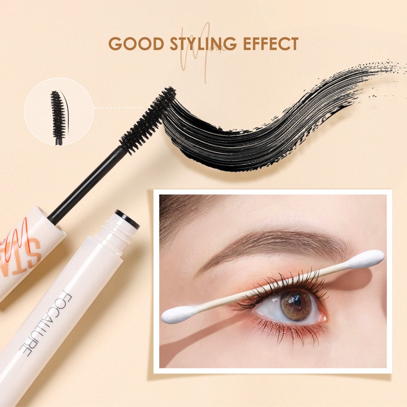 Focallure 1 Mascara Uốn Cong Làm Dày Và Dài Mi Chống Thấm Nước Lâu Trôi