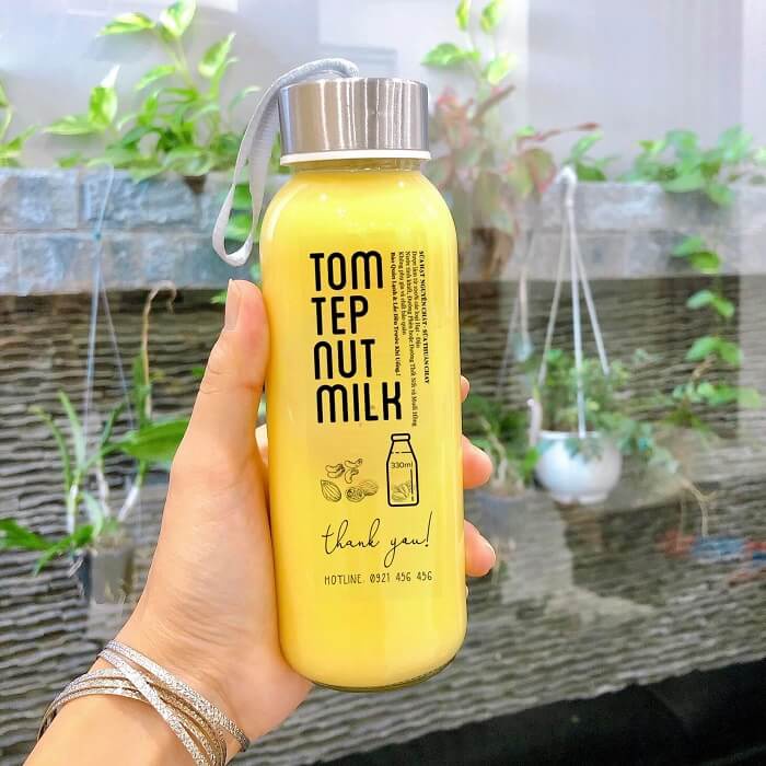 Chai Thủy Tinh Dây Xách, Bình Nước Detox 300ml - Duonghieu6789