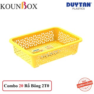 Combo 20 Rổ Bông  2T0 Duy Tân ( 27 x 19 x 7 cm) No.575