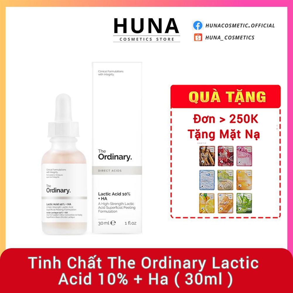 [AUTH] TINH CHẤT TẨY TẾ BÀO CHẾT THE ORDINARY LACTIC ACID 10% + HA ( 30ML )