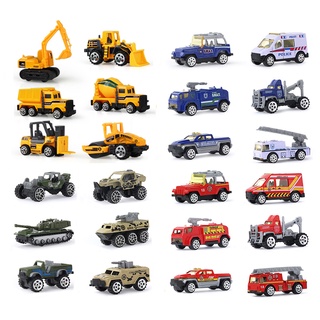 6 Chiếc Mini Hợp Kim Trượt Xe Ô Tô Mô Hình Đồ Chơi Cảnh Sát Xe Cứu Hỏa Xe Kỹ Thuật Xe Đồ Chơi Cho Trẻ Em Trẻ Em Bé Trai Quà Tặng Giáng Sinh