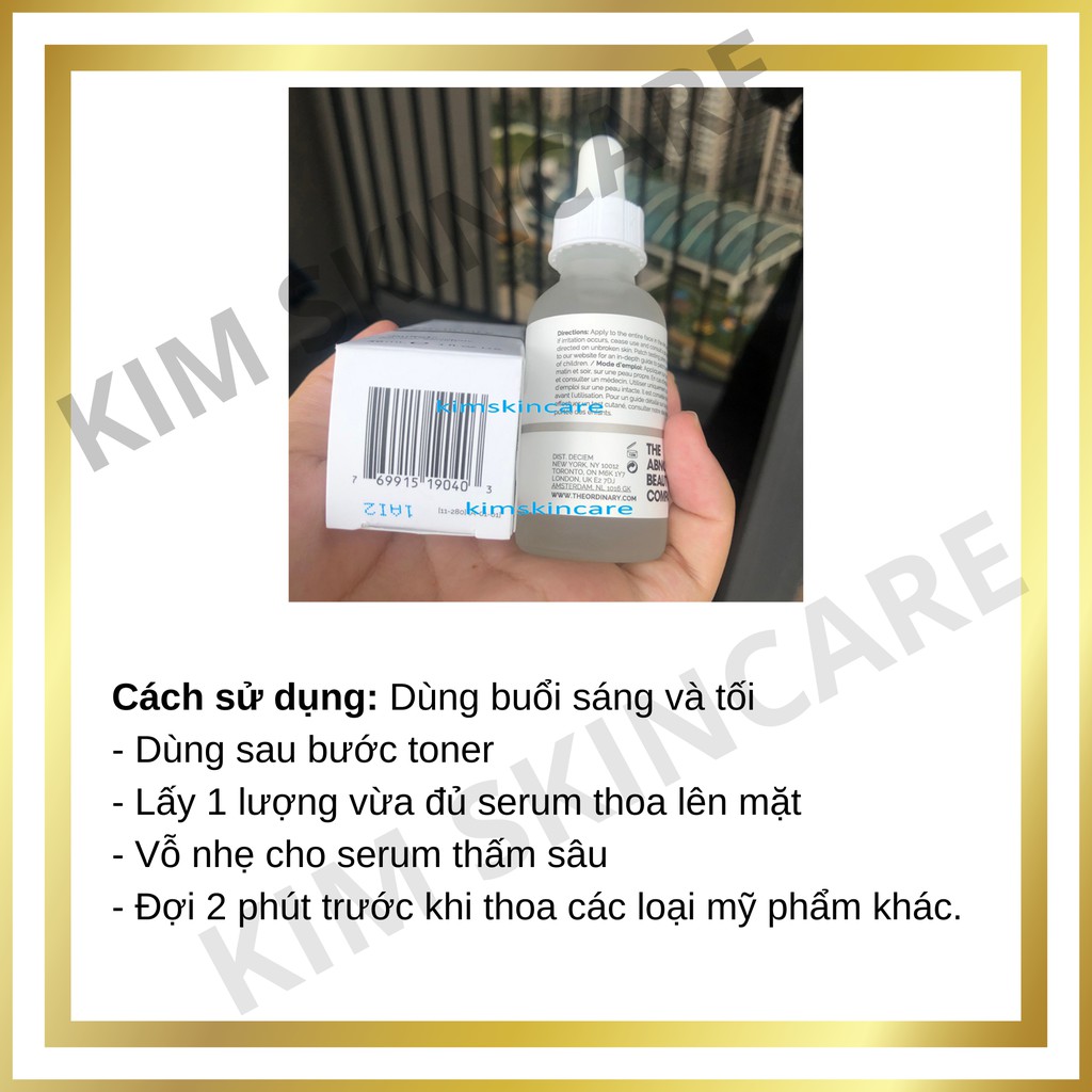 The Ordinary Buffet Dưỡng Ẩm Chống Lão Hóa Se Khít Lỗ Chân Lông Serum Tái Tạo Da