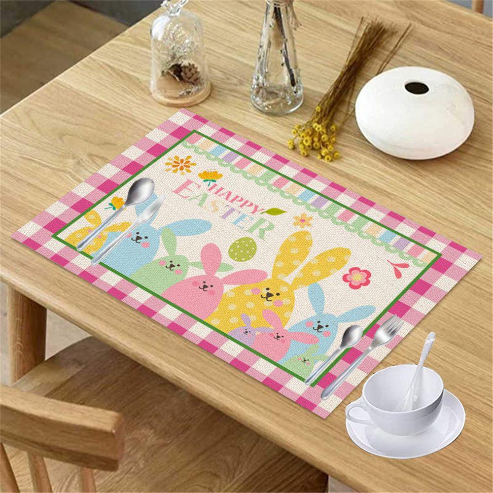 Tấm Lót Bàn Ăn Cách Nhiệt Chống Trượt Họa Tiết Hoạt Hình Dễ Thương