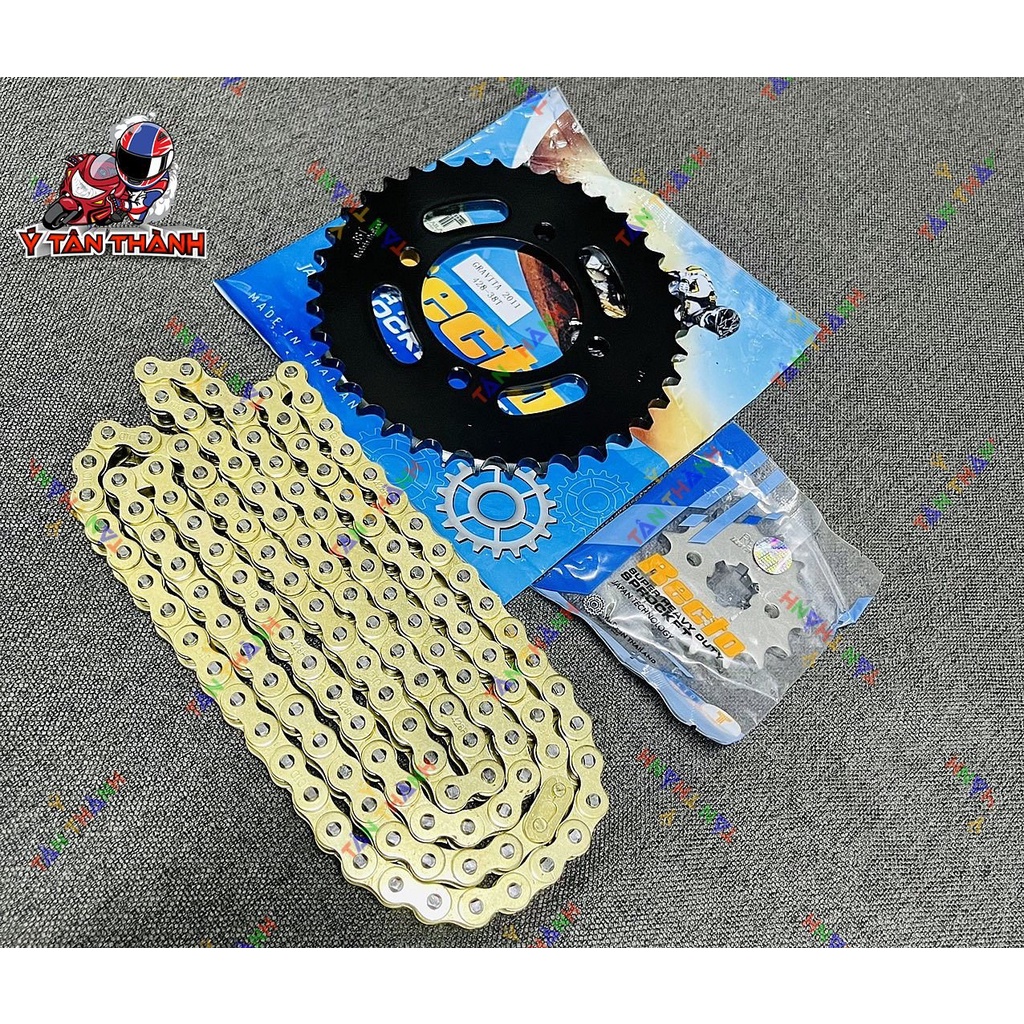 nhông sên đĩa recto xe gravita 2011 MS 206