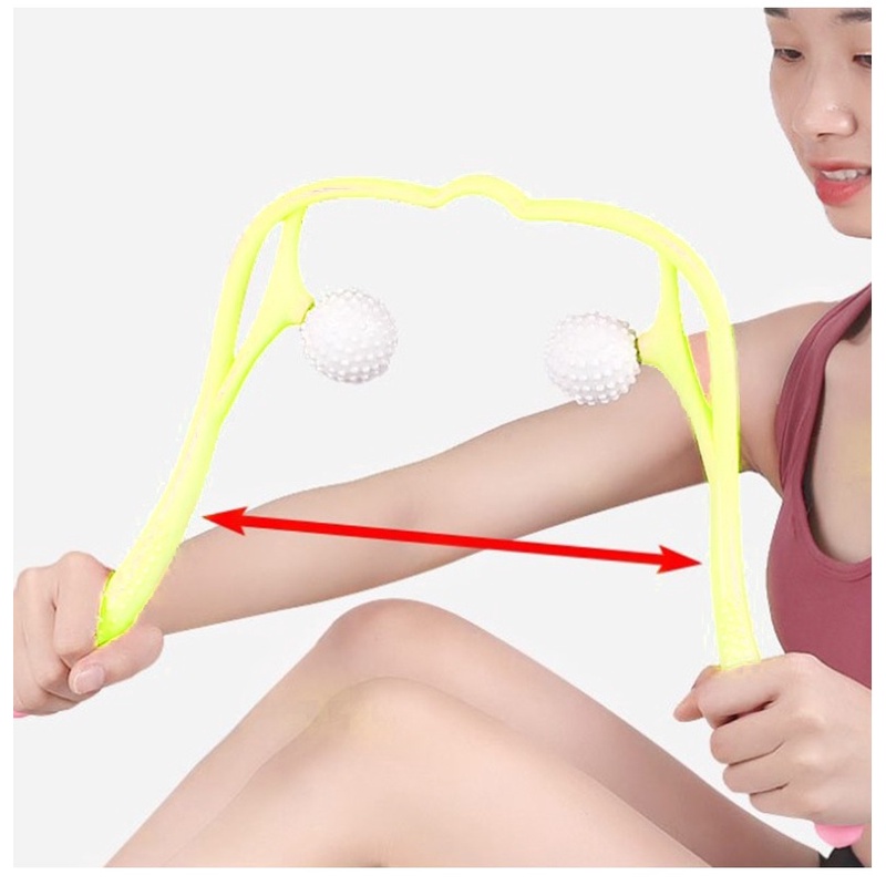 Cây massage Cổ,Vai ,Gáy thiết kế hình chữ U🍀FREESHIP🍀Dụng cụ mát xa bằng tay đa năng siêu tiện dụng
