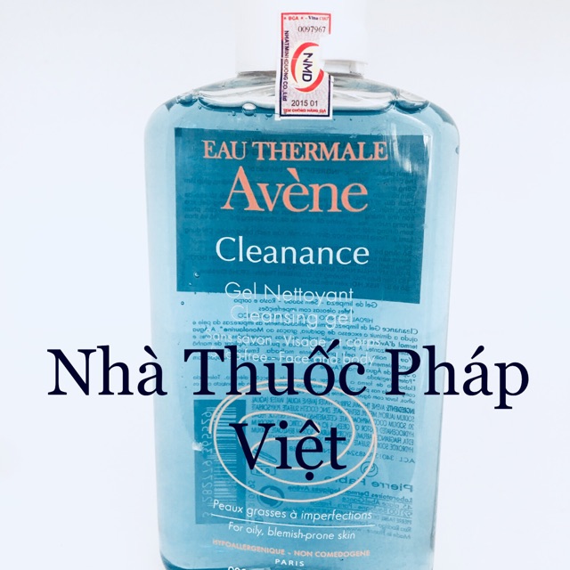 Sữa Rửa Mặt Avene Cleanance Cleansing Gel 200ml
