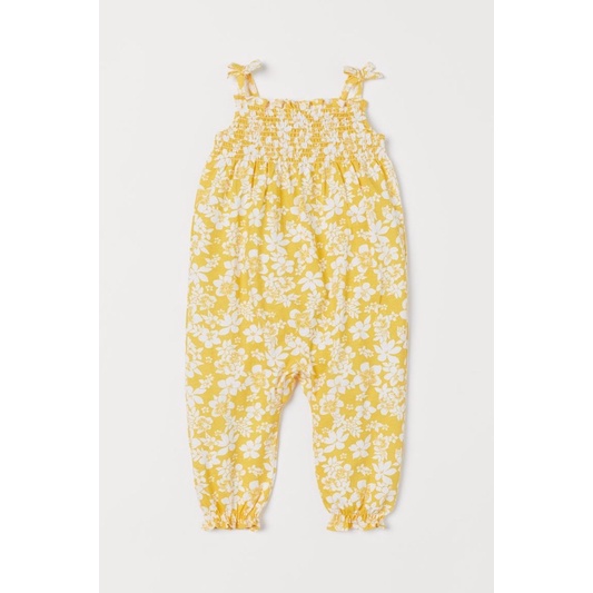 Romper 2 dây cotton bé gái HM UK 4-6m 12-18m 18-24m