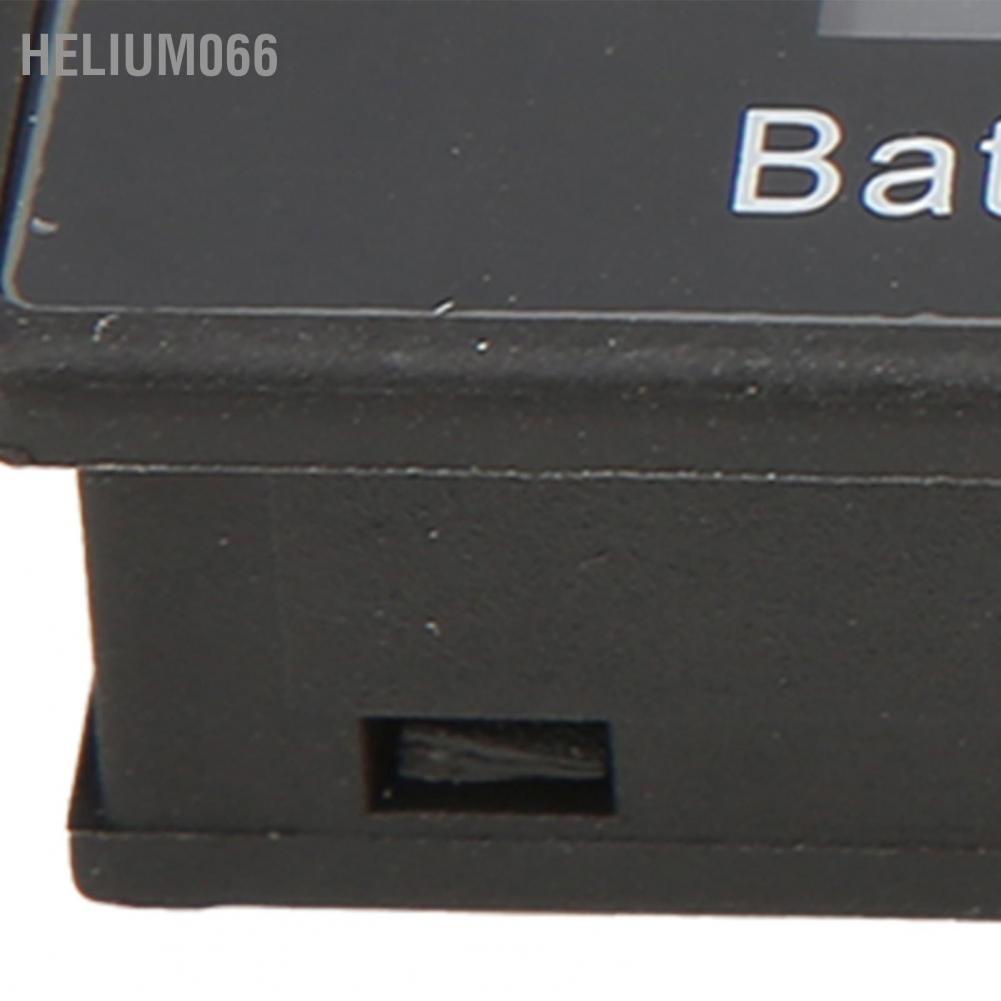 Helium066 Battery Capacity Tester LCD Color Screen DC Voltmeter with Alarm Temperature Function for Electromobile 8-100V