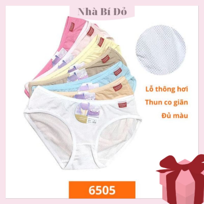 Quần Lót Nữ Thun cotton thông hơi Thái Lan