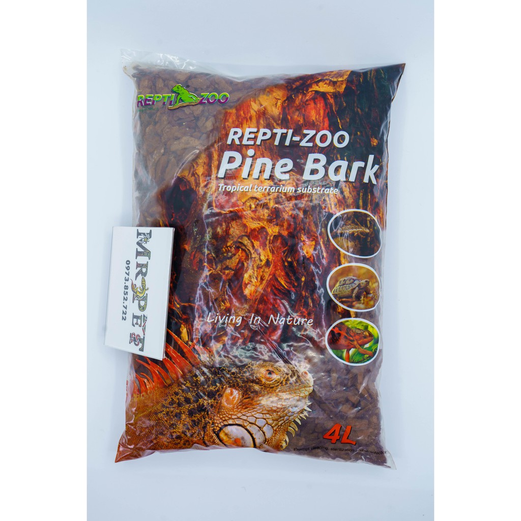 Lót chuồng Pine Bark (gỗ thông) cho bò sát