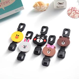 Móc treo đồ gắn sau ghế xe hơi hình hoạt hình