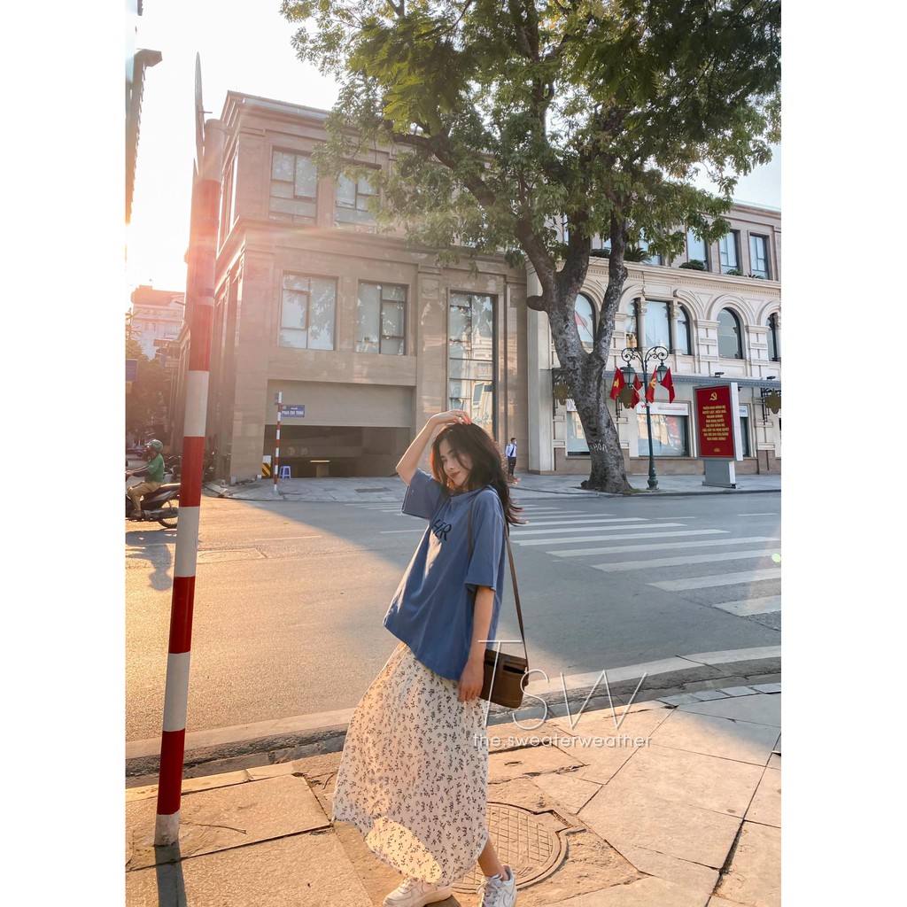 [Mã SKAMA06 giảm 8% tối đa 50K đơn 250K] Áo phông tay lỡ oversize Her (Ảnh thật) | BigBuy360 - bigbuy360.vn