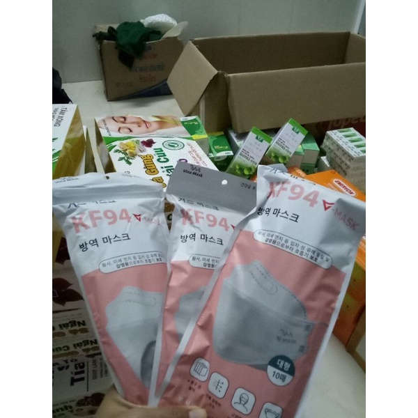 COMBO 100 CHIẾC KHẨU TRANG 4D KF94 | BigBuy360 - bigbuy360.vn