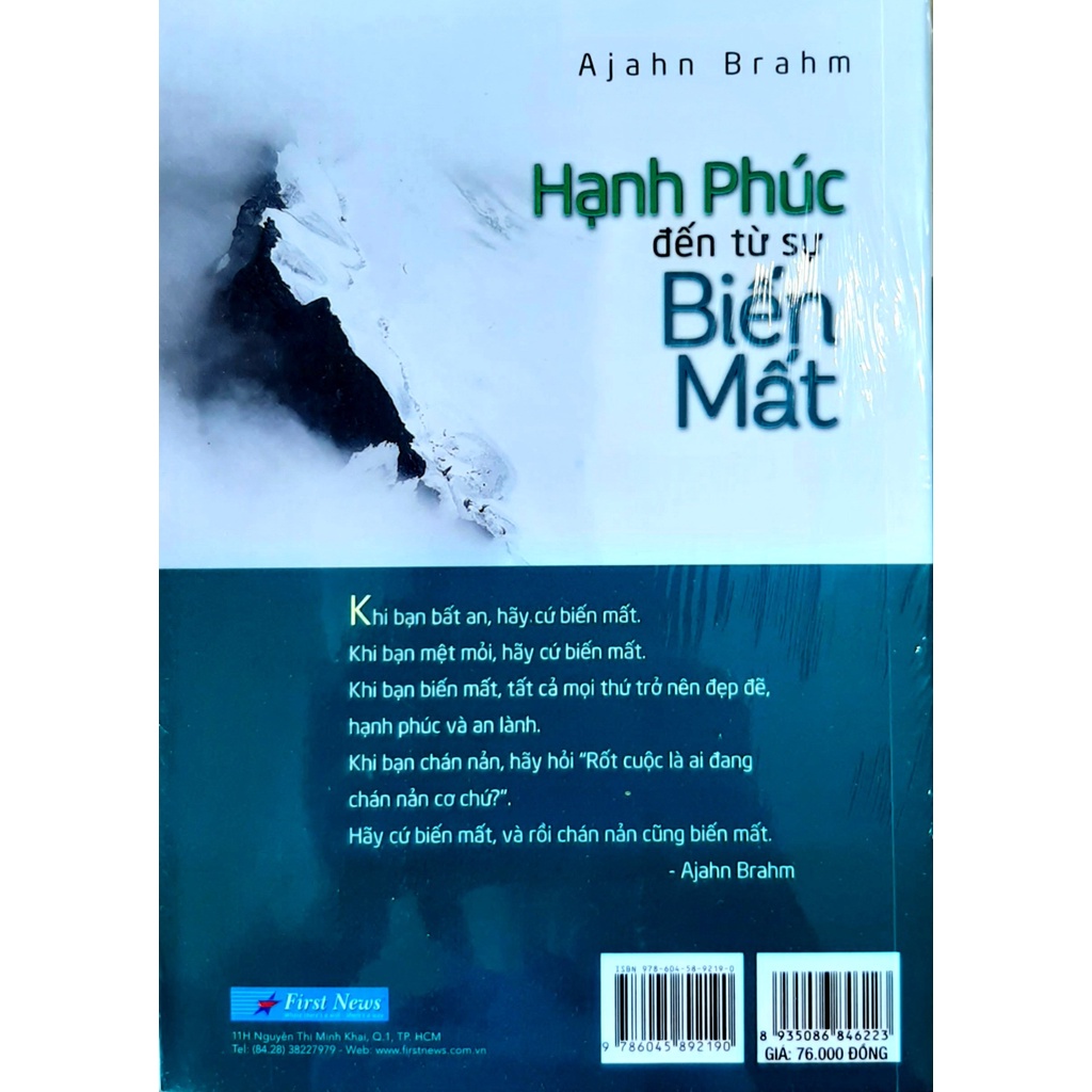 Sách - Hạnh Phúc Đến Từ Sự Biến Mất