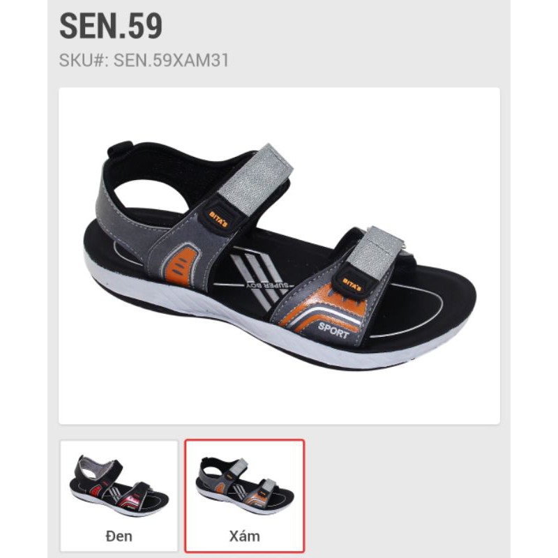 Sandal Bitas bé trai SEN.56 , SETY20 (size 31-37)