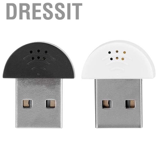 [Dressit]Micro Thu Âm Mini Kết Nối Cổng USB Tiện Lợi