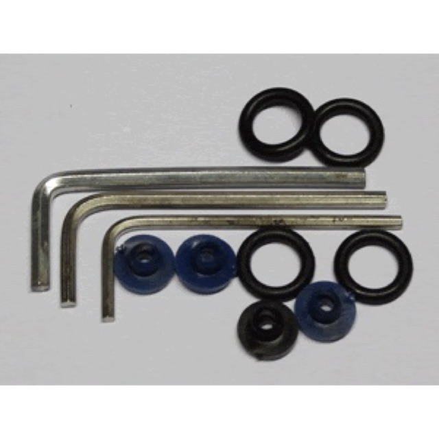 Combo núm giữ kim . Dây thun lưỡi gà và lục giác vặn máy xăm hàng có sẵn