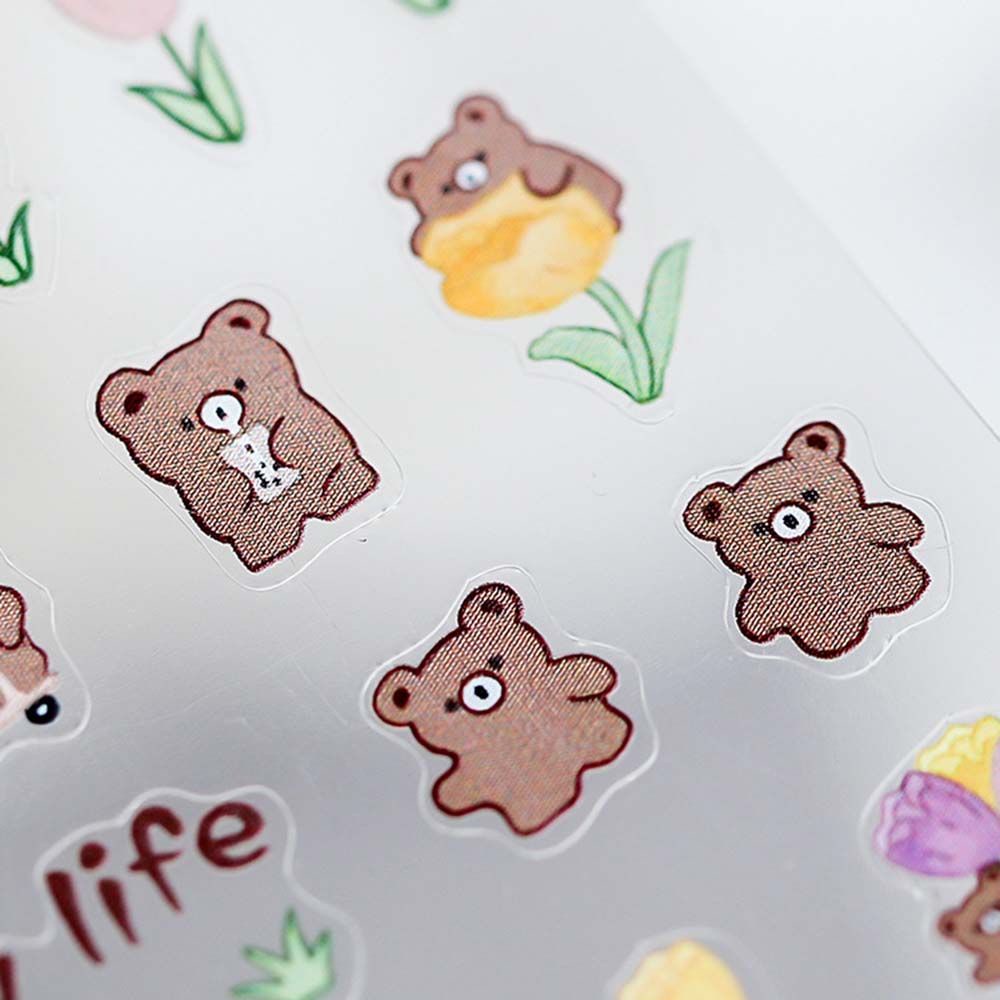 [Hàng mới về] Nhãn dán trang trí móng tay siêu mỏng kiểu hoạt hình Nhật Bản đáng yêu