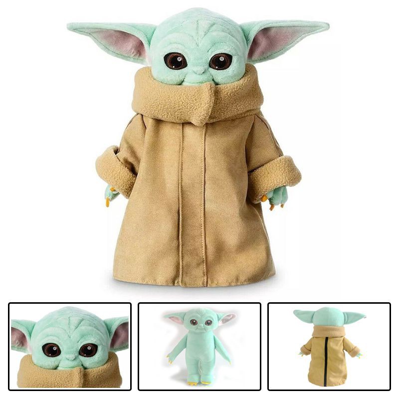 đồ chơi nhồi bông Hình Yoda Đáng Yêu 30cm