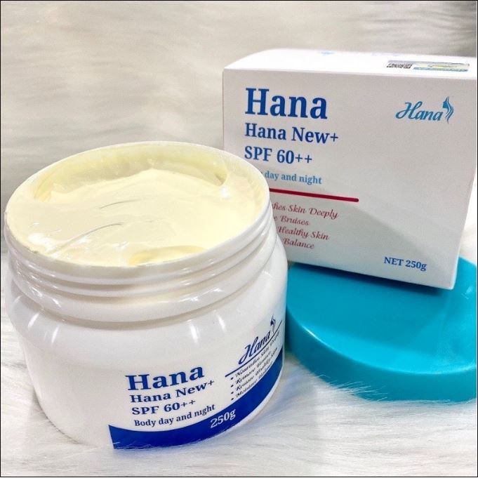 Kem Body Hana Dưỡng trắng da spf 60++