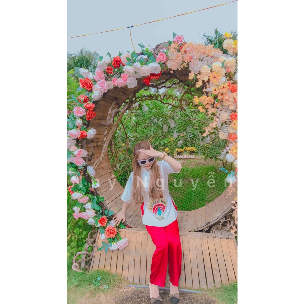 Đồ lam đi chùa Mẫu Thêu Công Vải Satin Nhung CAO CẤP