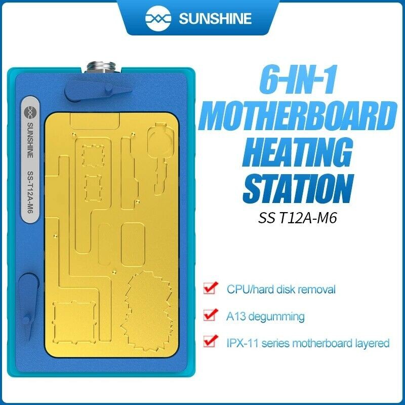 Bộ tách main X-11PM, vệ sinh keo ic 6in1 Sunshine T12A-M6