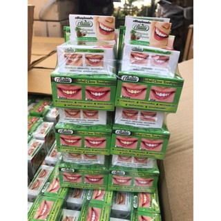 Kem tẩy trắng răng & cao răng green herb trái dừa thái lan 25gr+10gr