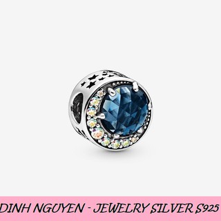 PAN - Charm Moon & Night Sky - Bạc S925 - Charm bạc cho vòng pan