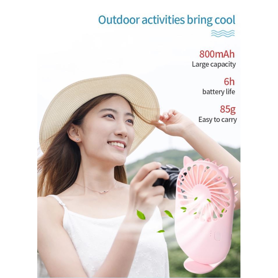 Quạt Sạc Usb Để Bàn Nhỏ Gọn