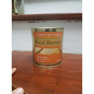 Wood Burnish - Sơn lau gỗ loại 800g (Sơn phủ bóng mờ 75%) - Xưởng LUXI decor
