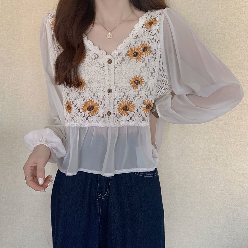 Áo Khoác Cardigan In Hoa Kiểu Pháp Thời Trang Mùa Hè Cho Nữ