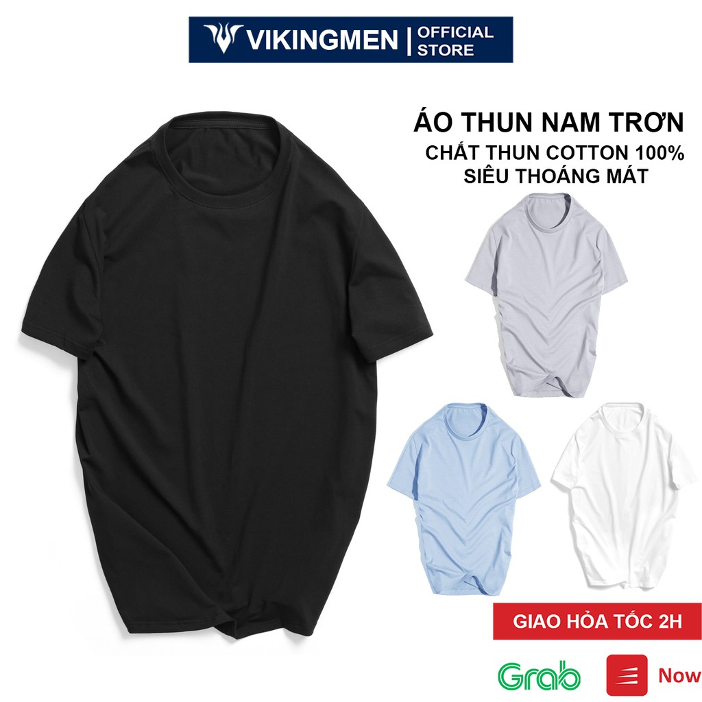 Áo thun nam ngắn tay basic cổ tròn cao cấp Hamino vải thun cotton co giãn 4 chiều G